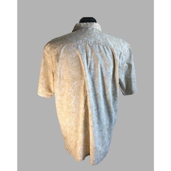 Columbia Mens Large Cream Color Camp Shirt Large - Picture 3 of 11